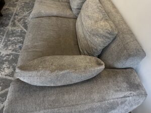 Sofá De 2 Puestos Color Gris