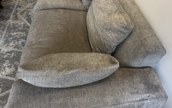 Sofá De 2 Puestos Color Gris