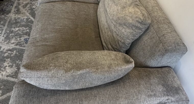 Sofá De 2 Puestos Color Gris