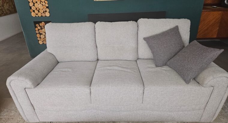 Juego De Sala: Sofá L, Sofa 3 Puestos, Mesa Y Puff