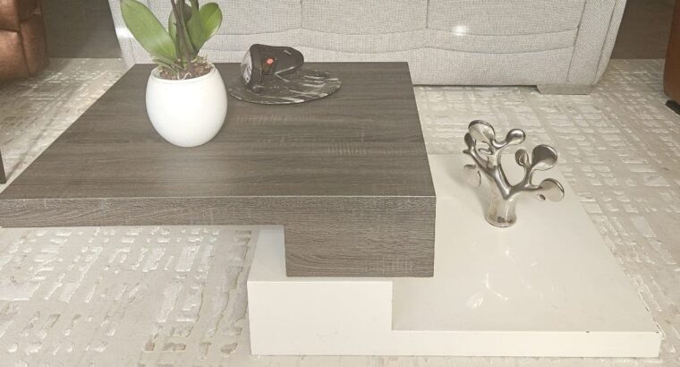 Juego De Sala: Sofá L, Sofa 3 Puestos, Mesa Y Puff