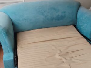 Sofá Cama Color Aguamarina