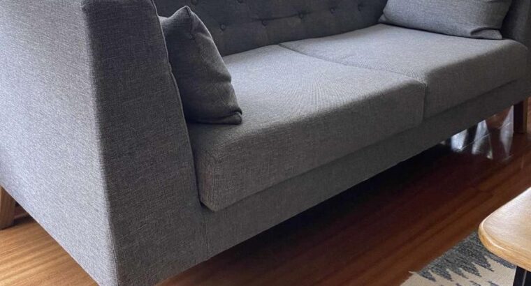 Sofá De 3 Puestos Color Gris