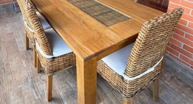 Comedor De 6 Puestos Para Exteriores