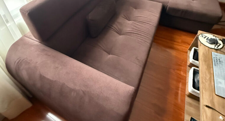 Sofá Cama De 3 Puestos Modular En L