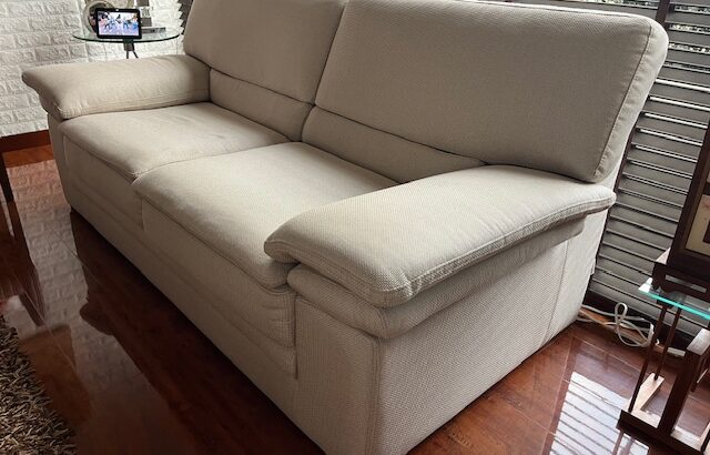 Sofá De 2 Puestos Beige