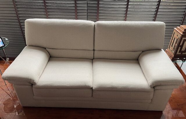 Sofá De 2 Puestos Beige