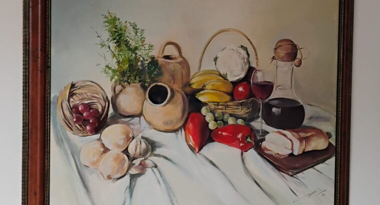 Cuadro Bodegon Marco Italiano