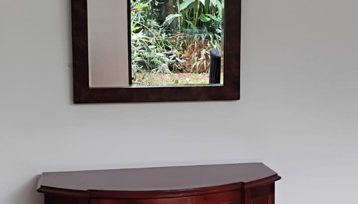 Set De Mueble Recibidor Y Espejo