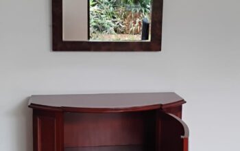 Set De Mueble Recibidor Y Espejo