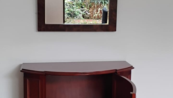 Set De Mueble Recibidor Y Espejo