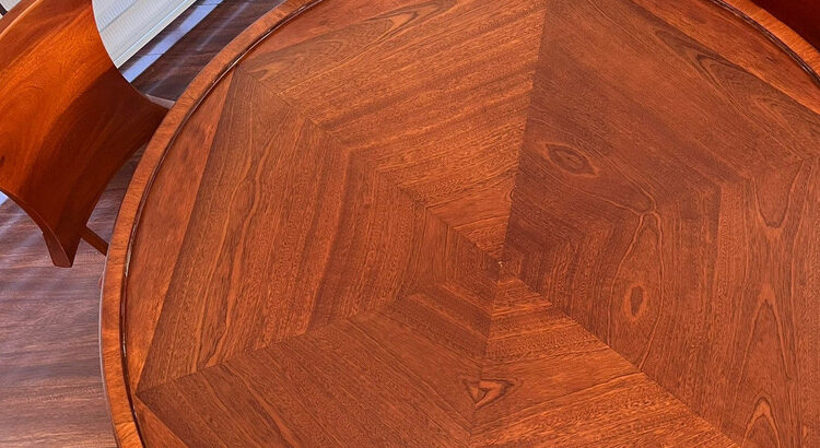 Mesa De Juegos Redonda Con 6 Sillas