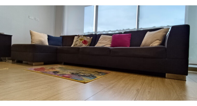 Sofá Modular En L Color Gris