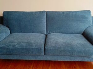 Sofá De 3 Puestos Color Azul