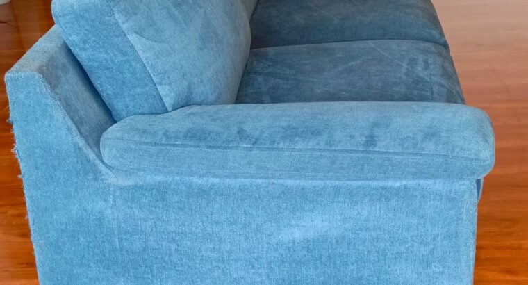 Sofá De 3 Puestos Color Azul