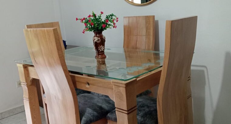 Comedor De 4 Puestos En Roble