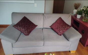 Sofa Gris 3 Puestos