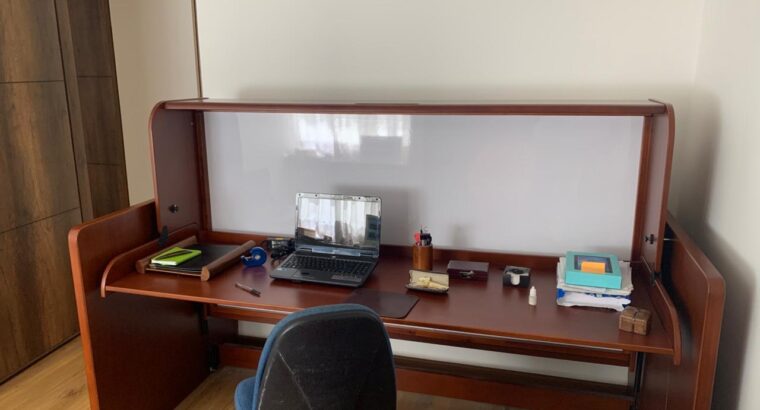 Cama Convertible en Escritorio Moderno