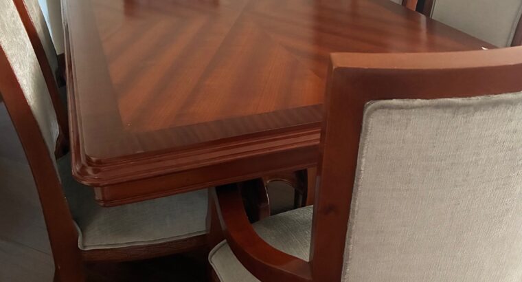 Comedor De 6 Puestos En Madera