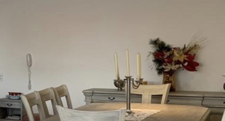 Comedor Vintage gris – 8 puestos