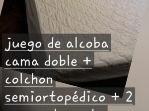 Juego de alcoba doble