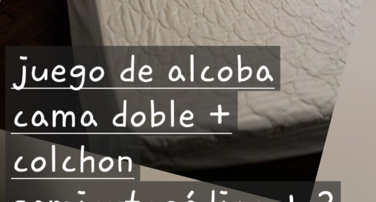 Juego de alcoba doble