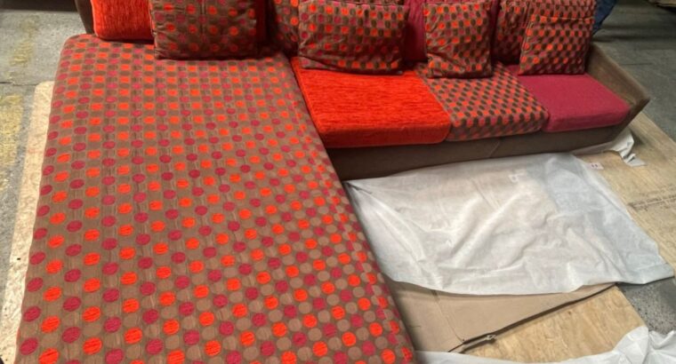 Sofá En L de 4 Puestos Modular Esquinero