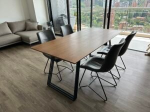 Mesa De Comedor Madera 4 Puestos 180×90