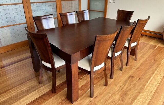 Comedor De 8 Puestos En Madera