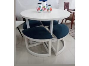 Comedor De 4 Puestos Con Vidrio