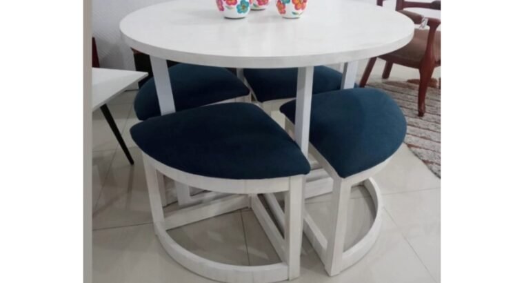 Comedor De 4 Puestos Con Vidrio