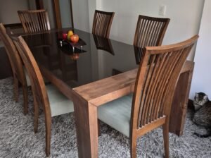 Comedor De 6 Puestos En Madera