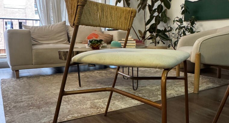 Comedor redondo de madera 1.40cm con 6 sillas