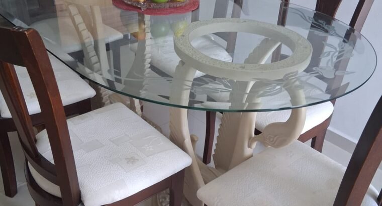 Juego De Comedor 6 De Puestos