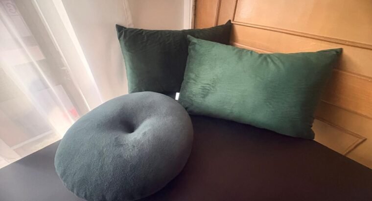 Combo De 3 Cojines Verdes Decorativos