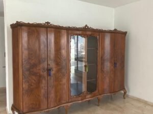 Bifé Vitrina Vintage En Madera