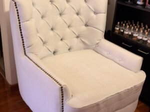 Poltrona Estilo Clasico En Roble Macizo