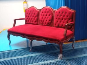 Sofás Estilo Luis XV En Madera (2 Unidades)