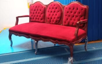 Sofás Estilo Luis XV En Madera (2 Unidades)