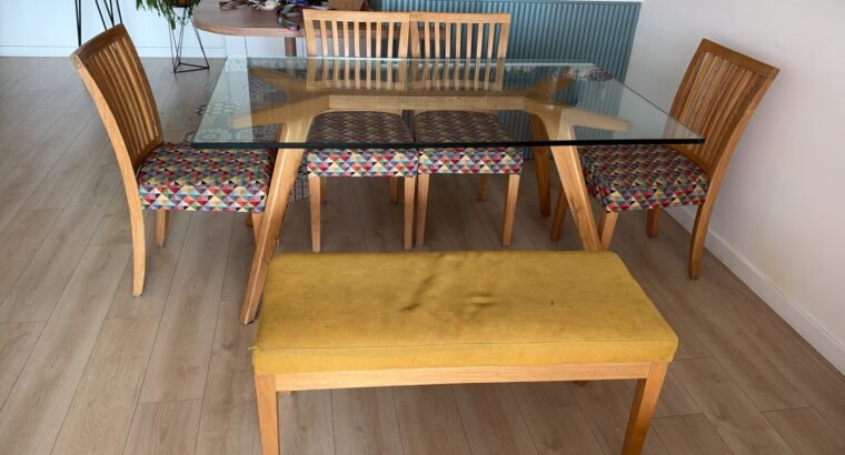Comedor De 6 Puestos En Madera Flormorado