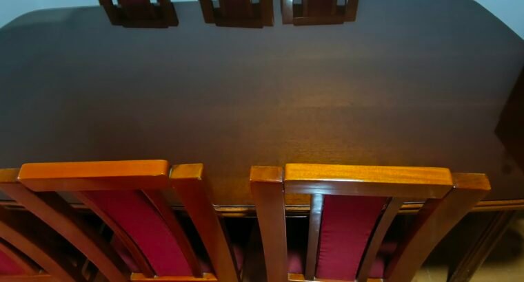 Comedor Muebles El CID 8 Puestos En Madera