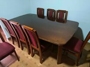 Comedor Muebles El CID 8 Puestos En Madera